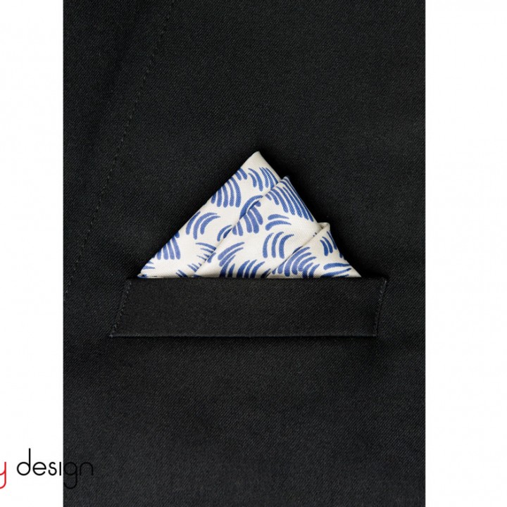 Khăn lụa vuông pocket square - FLOW